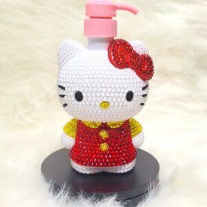 Hello Kitty Bling Dispenser, Hello Kitty Bathroom Decor, Soap/Lotion Dis…